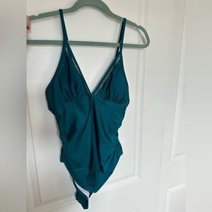Emerald Teal Cupshe One Piece Swimsuit